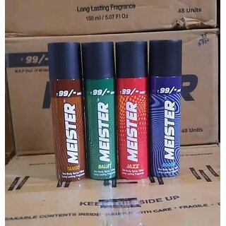 Meister Jazz Deo Body Spray 150 ml (Pack of 1) Meister Jazz Deo Body Spray 150 ml (Pack of 1)